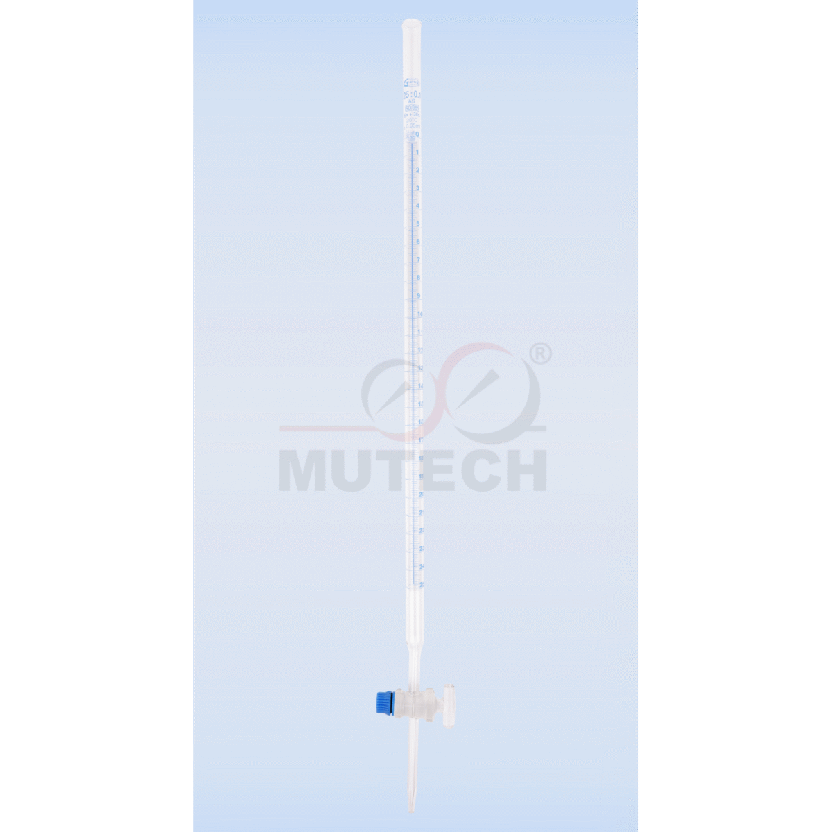 Biureta 10 ml z paskiem Schellbacha i certyfikatem PCA